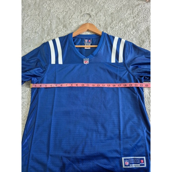 NFL‎ Indianapolis Colts Pro Line Jersey Football Blue Womens Size L/G - Picture 5 of 5